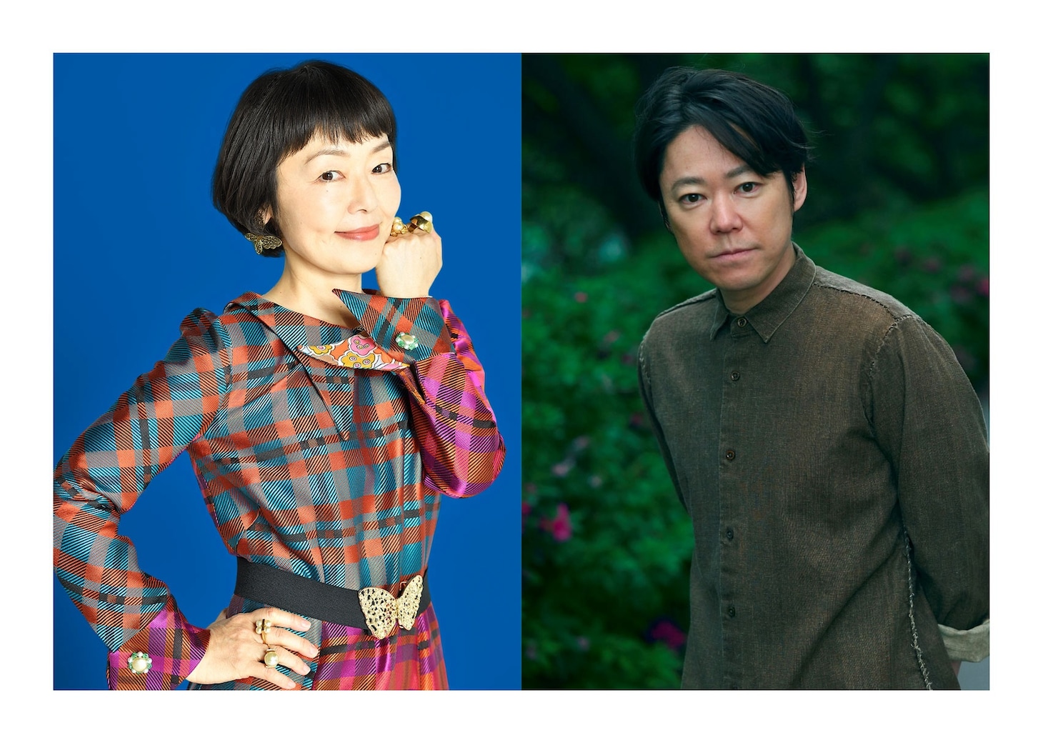 左から小林聡美、阿部サダヲ。