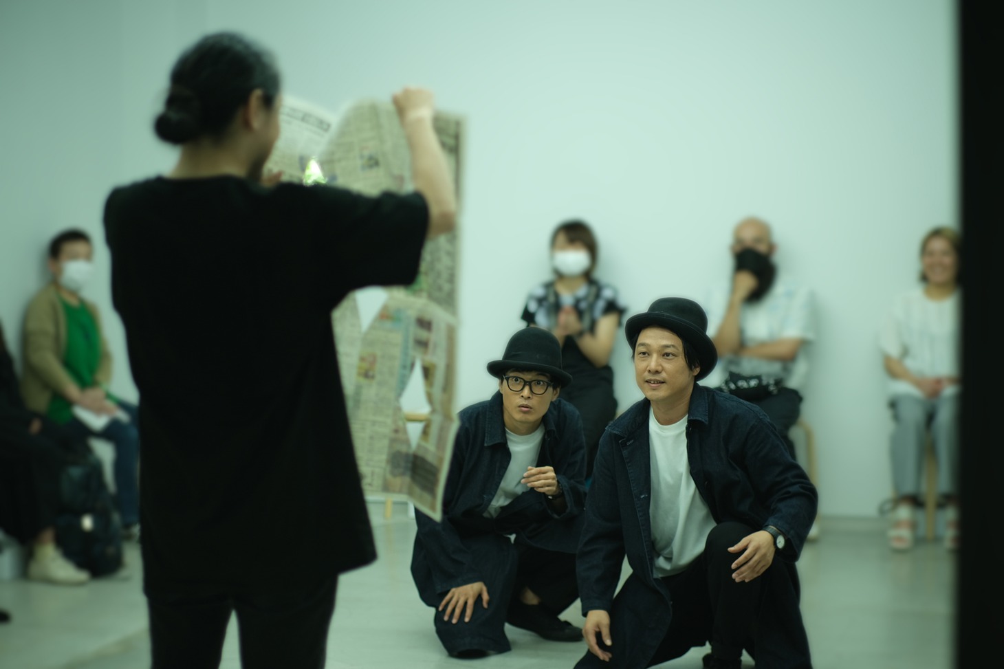 ゼロコ「モノノメ」2023年公演より、“トランプ”。(c)明石真由美