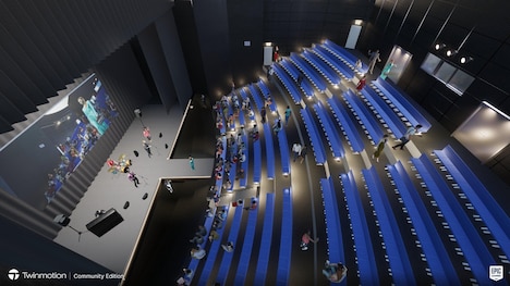 大阪・TEMPO HARBOR THEATER館内のイメージ。