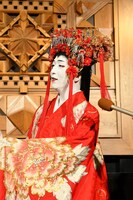 スーパー歌舞伎「三代猿之助四十八撰の内『ヤマトタケル』」囲み取材より、中村米吉。