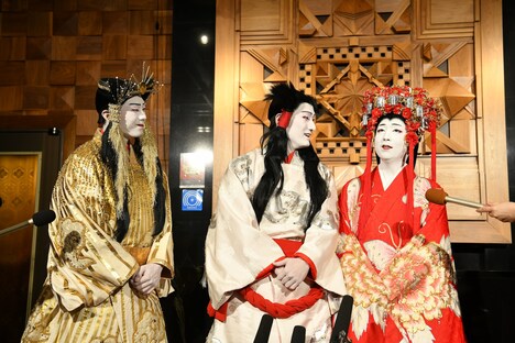 スーパー歌舞伎「三代猿之助四十八撰の内『ヤマトタケル』」囲み取材より。