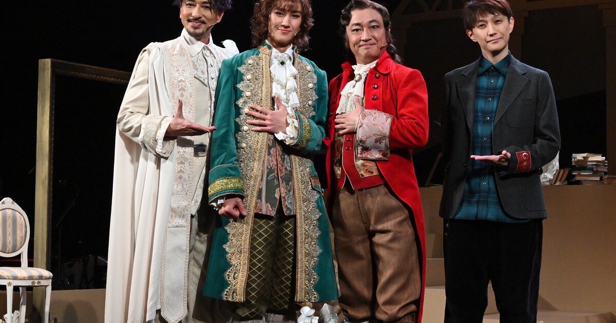 ぐんぐん成長するAmBitious大内リオン、主演舞台で「早く歌いたい」岡幸二郎・駒田一は温かく見守る(会見レポート / 舞台写真あり ...