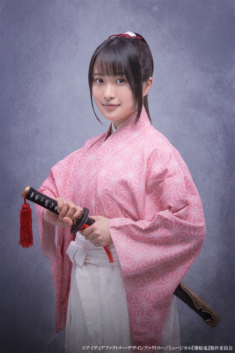 竹野留里扮する雪村千鶴。