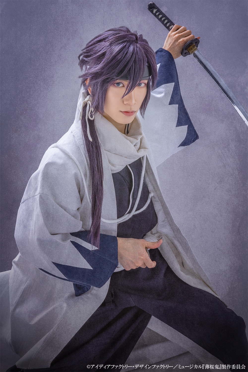 大海将一郎扮する斎藤一。