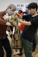 「埼玉回遊〈特大号！〉 ～風と土地のロマンス」稽古の様子。（撮影：大洞博靖）