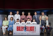 ミュージカル「ビリー・エリオット ~リトル・ダンサー~」製作発表より。(撮影:引地信彦)