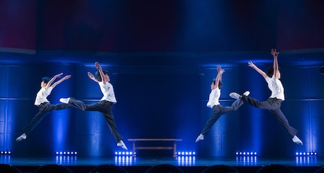 ミュージカル「ビリー・エリオット ~リトル・ダンサー~」製作発表より。(撮影:引地信彦)