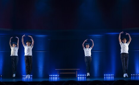 ミュージカル「ビリー・エリオット ~リトル・ダンサー~」製作発表より。(撮影:引地信彦)