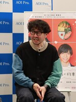 朗読劇「461個の弁当は、親父と息子の男の約束。」製作発表記者会見より、兼重淳。