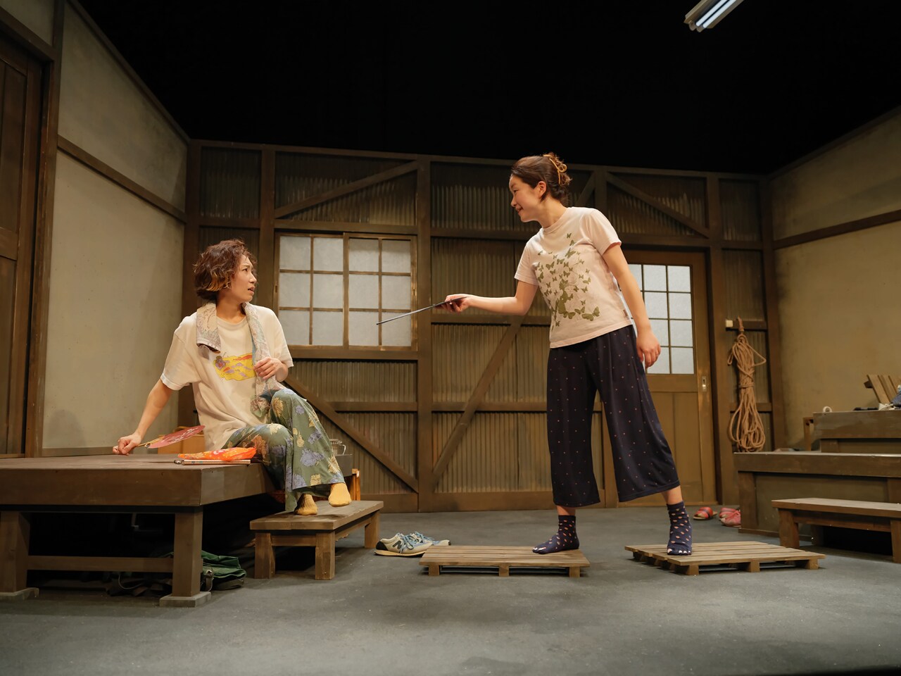 ばぶれるりぐる「川にはとうぜんはしがある」幕開け、竹田モモコ「四都市で大いに叫びます」