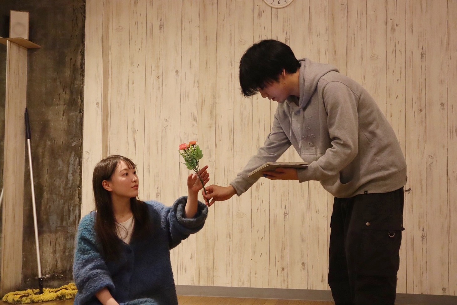 「存える美」稽古の様子。