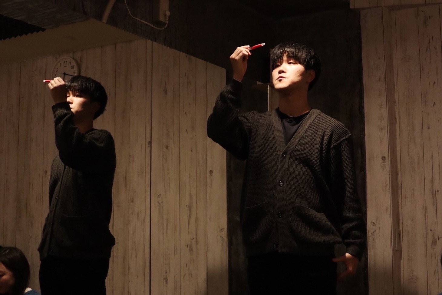 「存える美」稽古の様子。