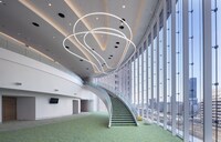 SkyシアターMBSのロビーの様子。