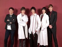 左から神永学、永田聖一朗、後藤大、笹森裕貴、田中涼星。