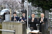 左から大谷廣松、大谷廣太郎、中村雀右衛門、大谷友右衛門。