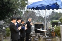 左から大谷廣松、大谷廣太郎、中村雀右衛門、大谷友右衛門。