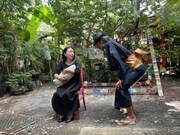 樋口ミユと中川圭永子がタッグ、畳のある空間で繰り広げる“瞽女さんのお芝居”「ハレノヒ」