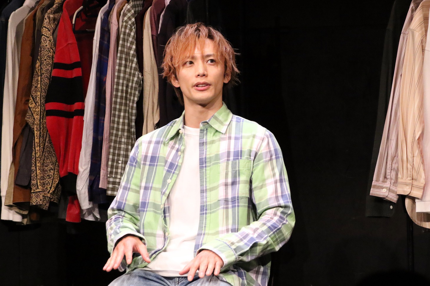 「役替わり朗読劇『5years after』ver.10」反省会より、室龍太、久保田秀敏、谷佳樹。（撮影：吉田沙奈）