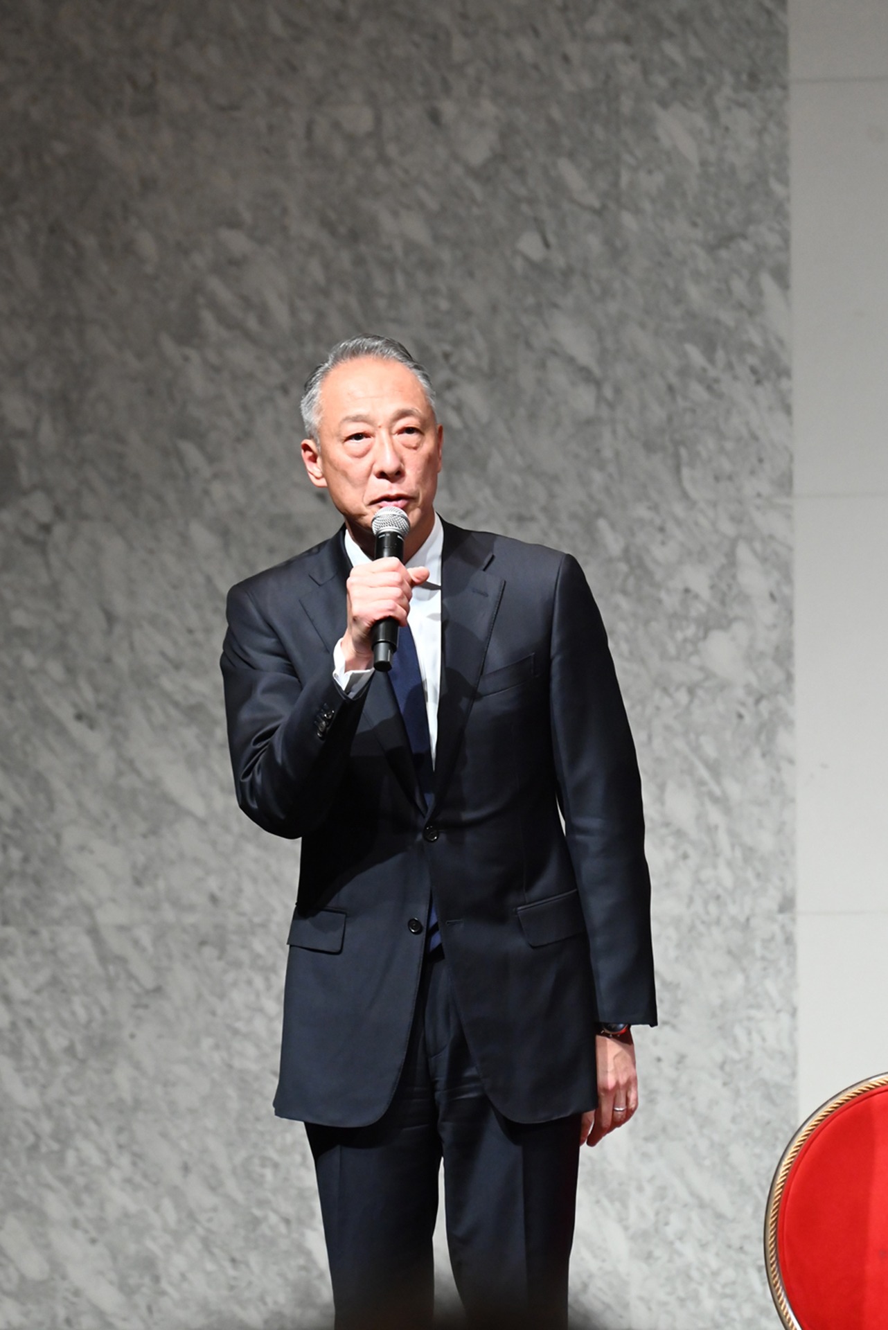東宝の松岡宏泰代表取締役社長。