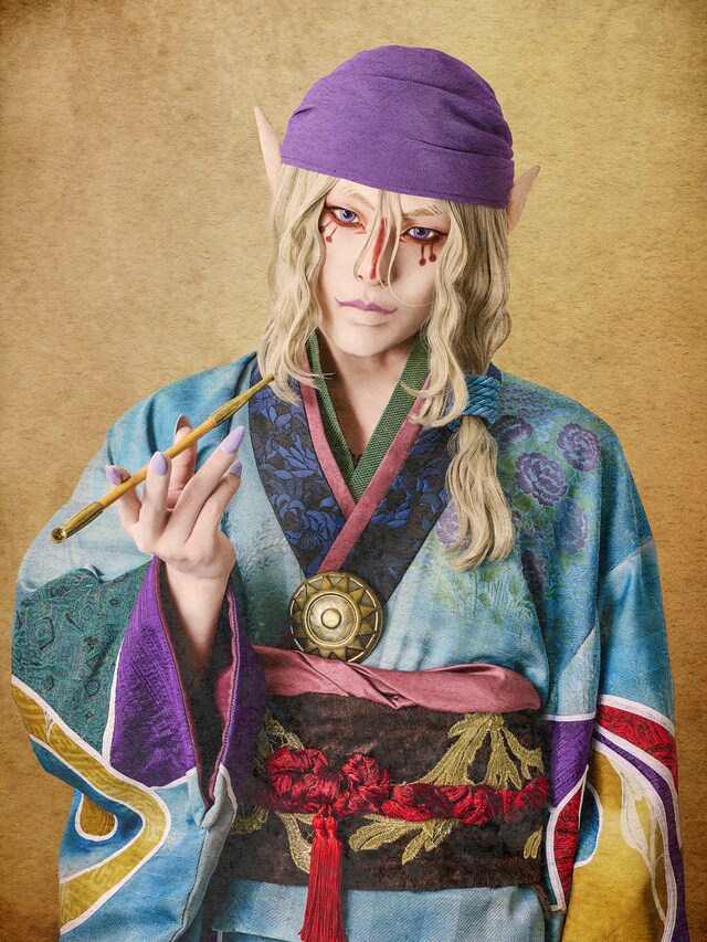 新木宏典扮する薬売り。