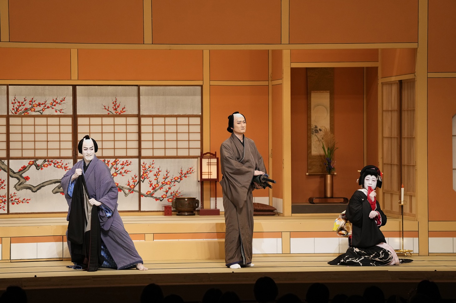 「三月花形歌舞伎」松プロ「河庄」より。