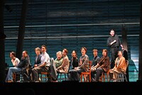 ブロードウェイミュージカル「カム フロム アウェイ」ゲネプロの様子。