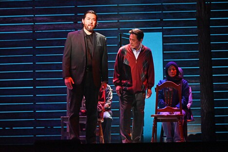 ブロードウェイミュージカル「カム フロム アウェイ」ゲネプロの様子。