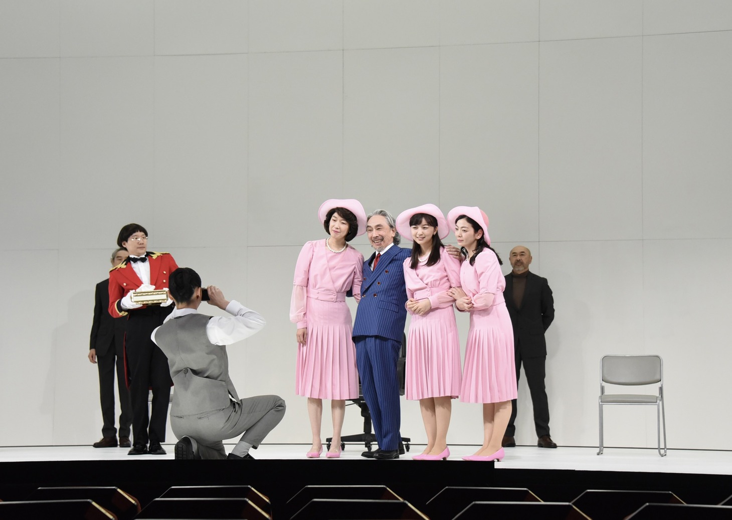 PARCO PRODUCE 2024「リア王」フォトコールより。