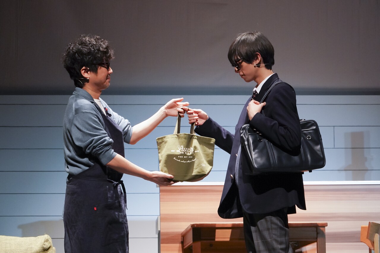 山崎樹範と田村海琉がある約束を交わす親子に、朗読劇「461個の弁当」開幕