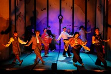 寺山修司没後40年記念認定事業 流山児★事務所「田園に死す」より。