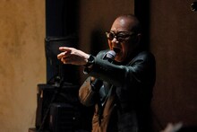 寺山修司没後40年記念認定事業 流山児★事務所「田園に死す」より。