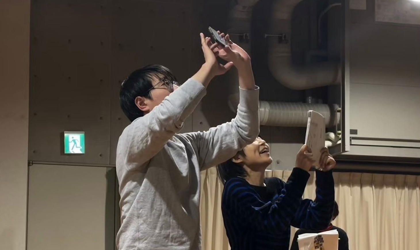 NAGOYAダイアモンズ公演「散歩する侵略者」稽古の様子。