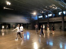 SPAC 演劇アカデミー稽古の様子。
