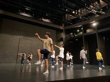 SPAC 演劇アカデミー稽古の様子。