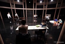 SPAC 演劇アカデミー稽古の様子。