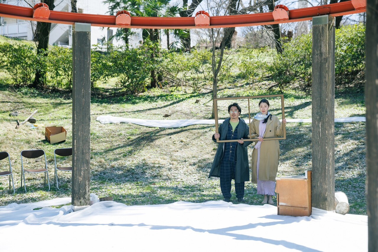 ルサンチカ「更地」戸山公園で開幕、河井朗「まさに、この世は舞台なのかもしれません」