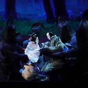 アニメーション技術で深い森の奥へ観客をいざなう、「BUNRAKU 1st SESSION」上演中