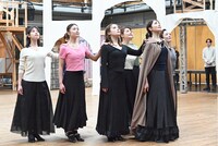 劇団四季 最新ミュージカル「ゴースト＆レディ」稽古場の様子。