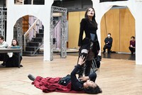 劇団四季 最新ミュージカル「ゴースト＆レディ」稽古場の様子。