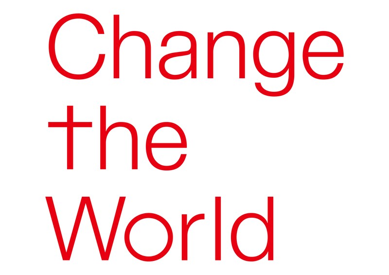 「Change the World」ロゴ
