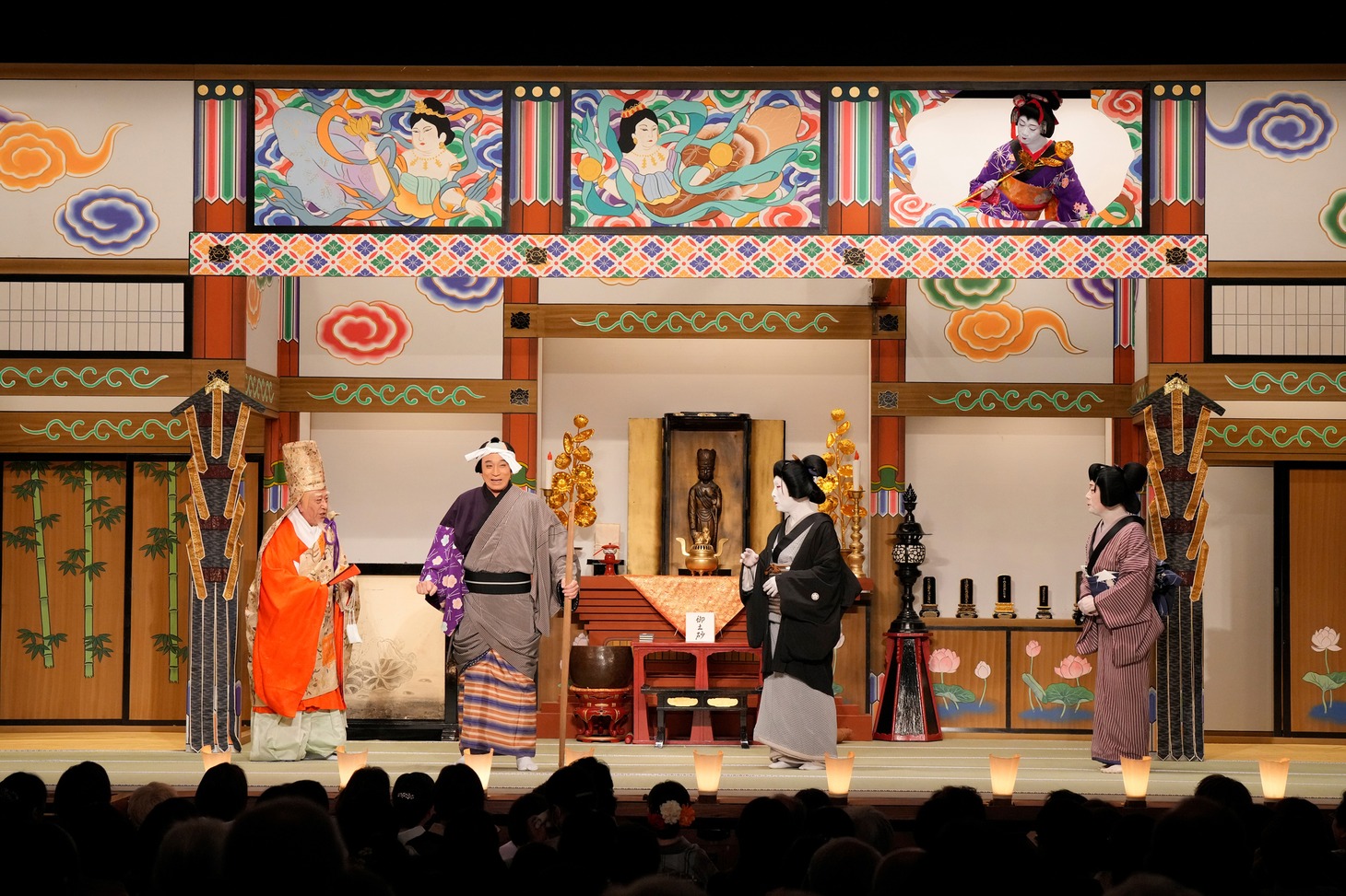 「第三十七回 四国こんぴら歌舞伎大芝居」第二部「松竹梅湯島掛額」より。(c)松竹