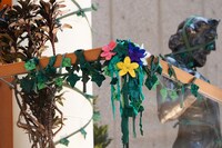 「『針と糸で繋ぐ未来への扉』展」より。（撮影：田中亜紀）