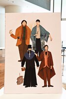 森山開次が描いたキャラクター画。