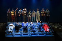 ニッポン放送開局70周年記念公演「鴨川ホルモー、ワンスモア」公開通し稽古より。