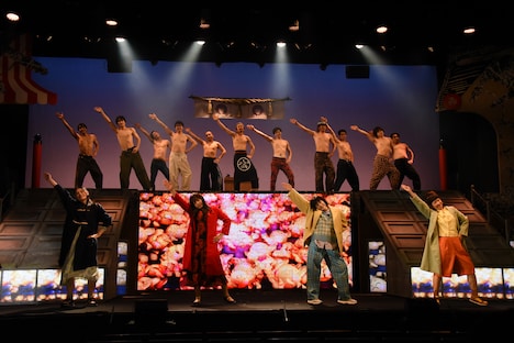 ニッポン放送開局70周年記念公演「鴨川ホルモー、ワンスモア」公開通し稽古より。