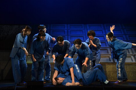 ニッポン放送開局70周年記念公演「鴨川ホルモー、ワンスモア」公開通し稽古より。