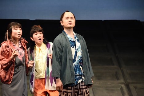 ニッポン放送開局70周年記念公演「鴨川ホルモー、ワンスモア」公開通し稽古より。