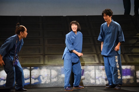 ニッポン放送開局70周年記念公演「鴨川ホルモー、ワンスモア」公開通し稽古より。