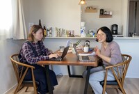 あみあげミトン過去の作品より。