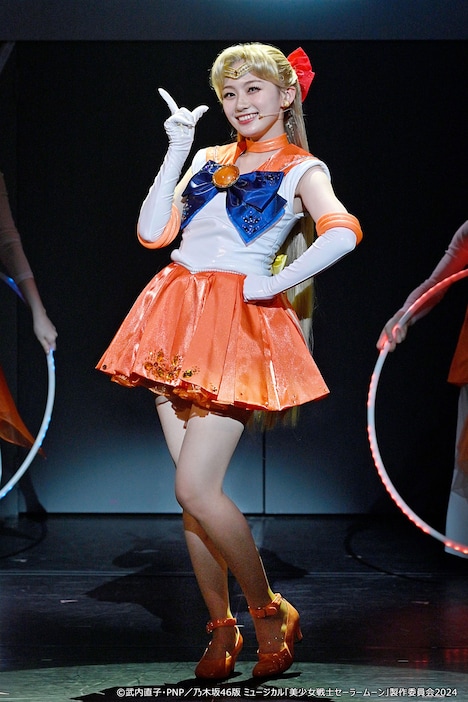 川崎桜演じるセーラーヴィーナス。